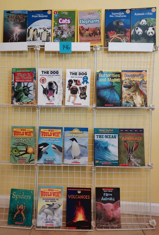 20 NON-FICTION readers for 2nd grade - 4th grade (used, set #r146)