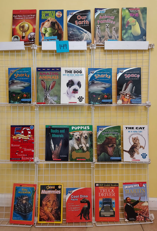 20 NON-FICTION readers for 2nd grade - 4th grade (used, set #r149)