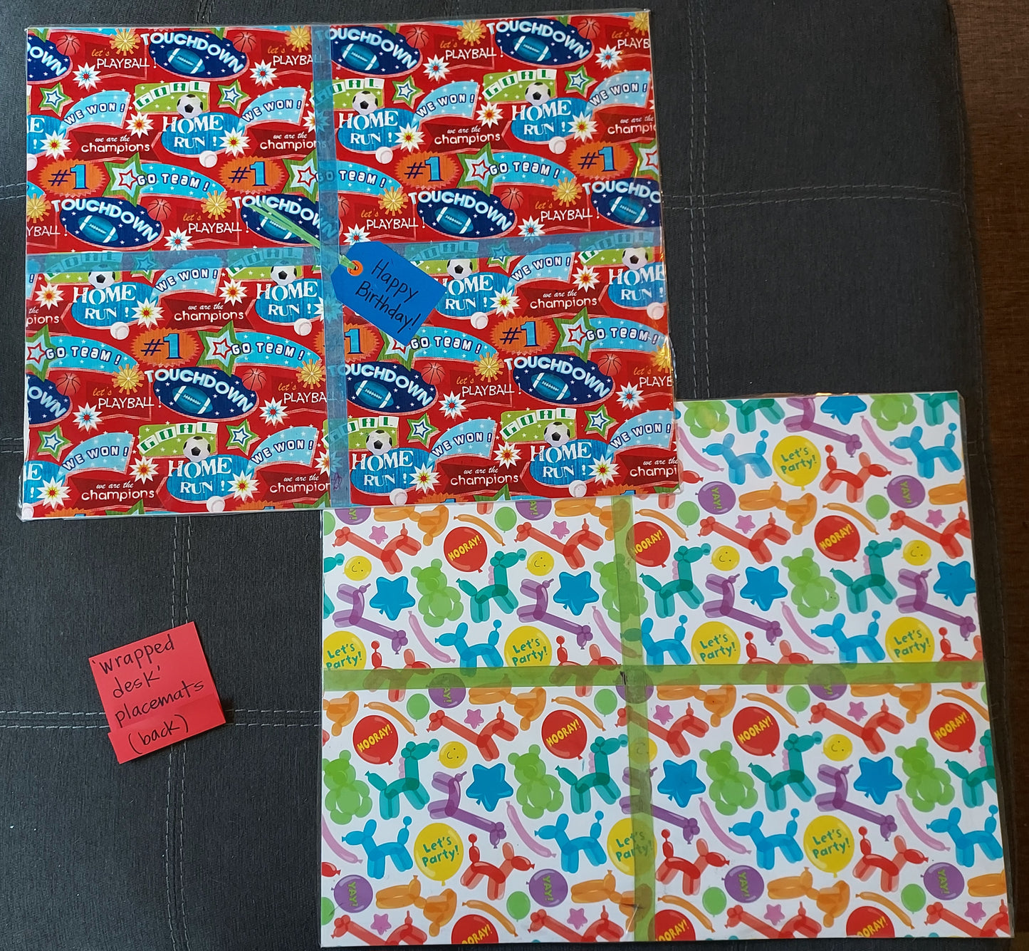 LOT OF BIRTHDAY ITEMS, lightly used, perfect for making birthdays special at school