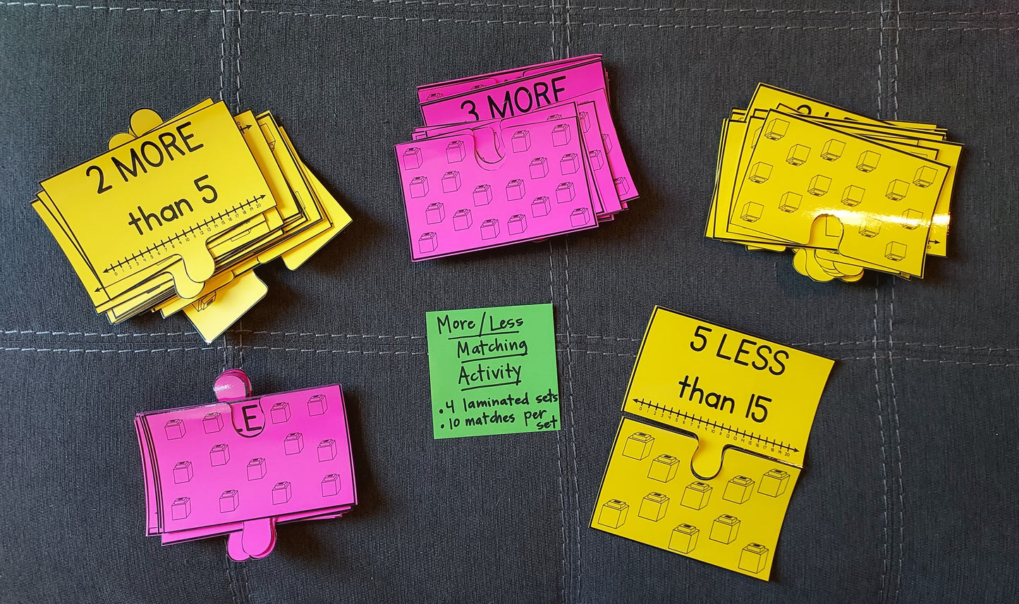 17 Ready-To-Go Math Facts Games (ideal for grades 1-2, lightly used, super fun!)