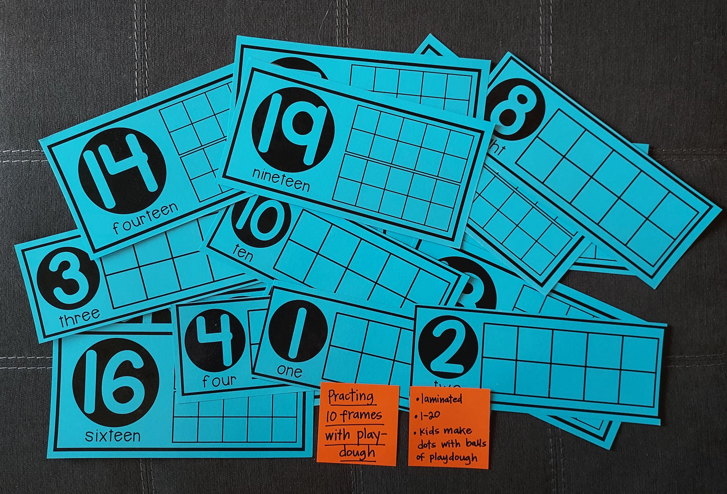 16 Ready-To-Go Counting & Number Sense Games  (ideal for K-1, lightly used, super fun!)