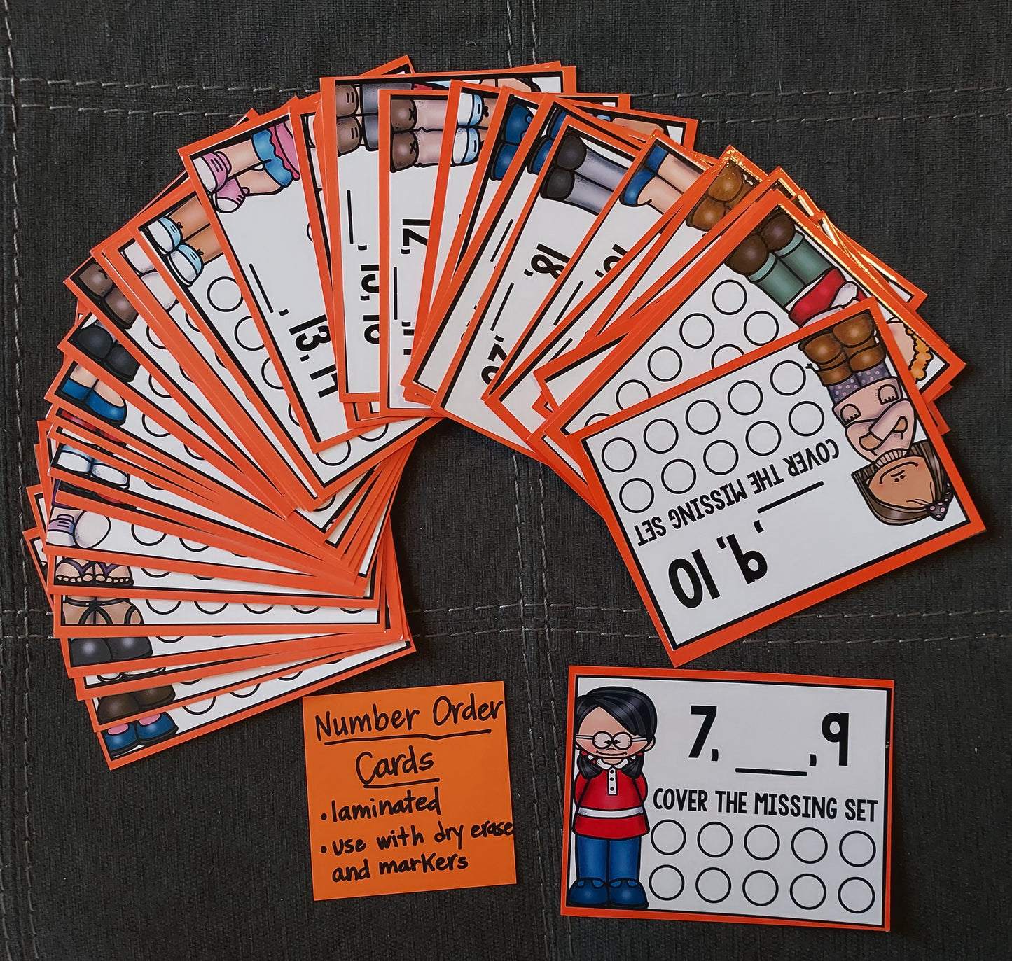 16 Ready-To-Go Counting & Number Sense Games  (ideal for K-1, lightly used, super fun!)