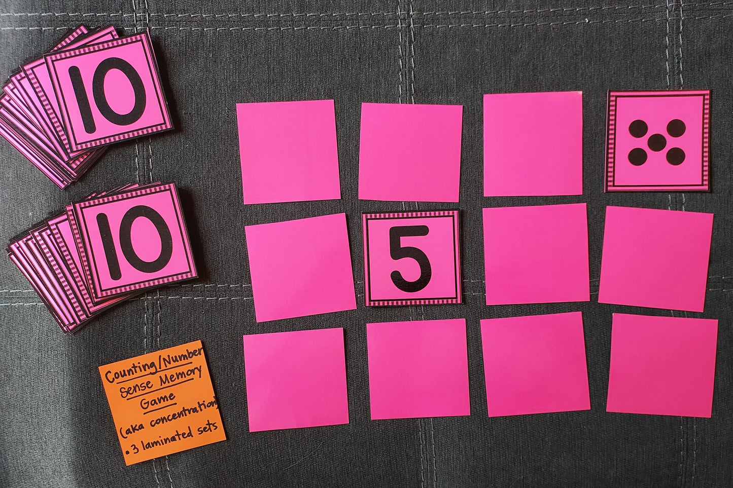 16 Ready-To-Go Counting & Number Sense Games  (ideal for K-1, lightly used, super fun!)