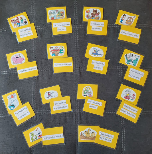 8 Ready-To-Go Reading Games for Beginning Readers  (set #t-26)