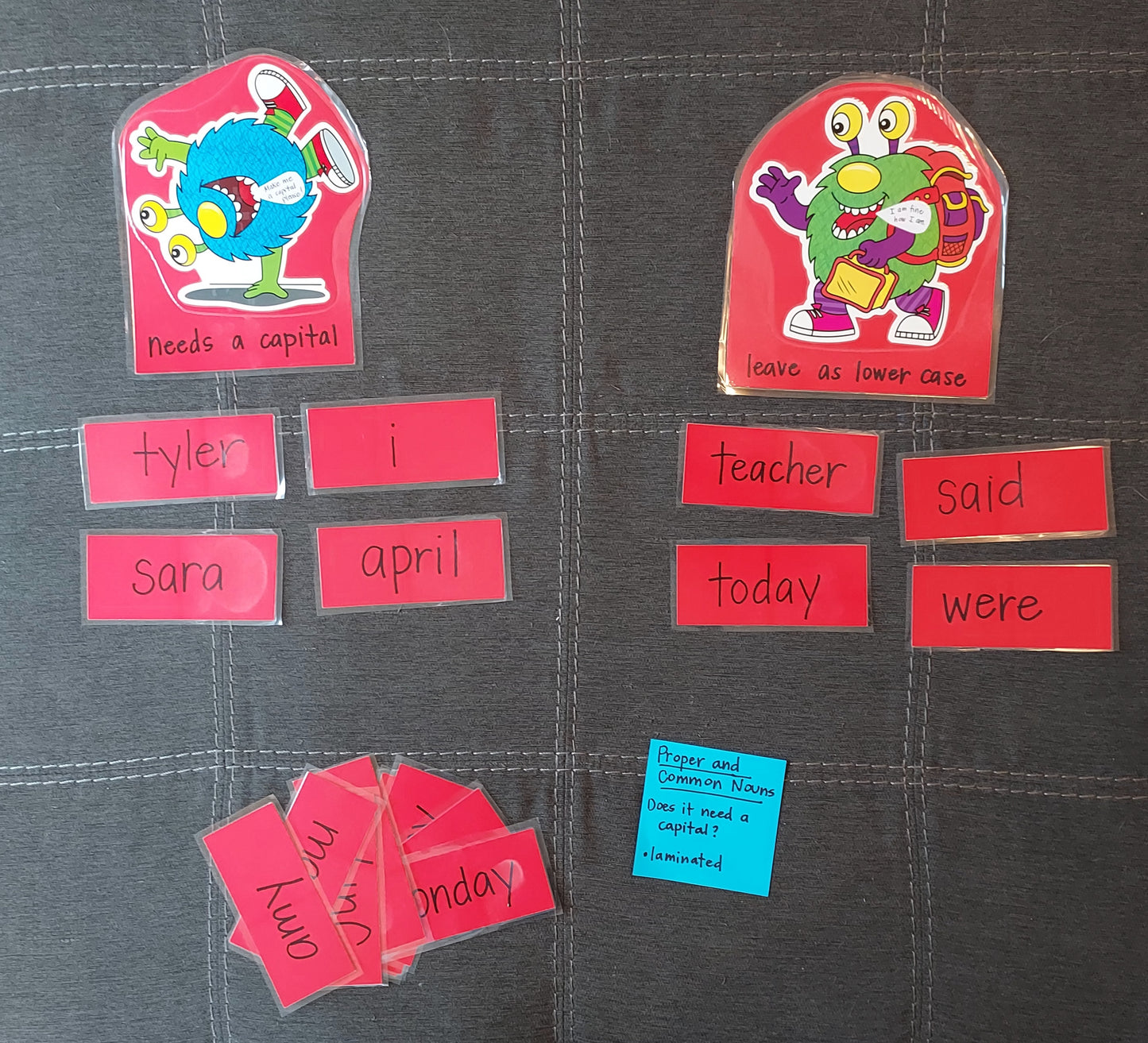 10 Ready-To-Go Games for Teaching (1) Contractions, (2) Nouns/Verbs/Adjectives, and (3) Common vs. Proper Nouns  (set #t-28)