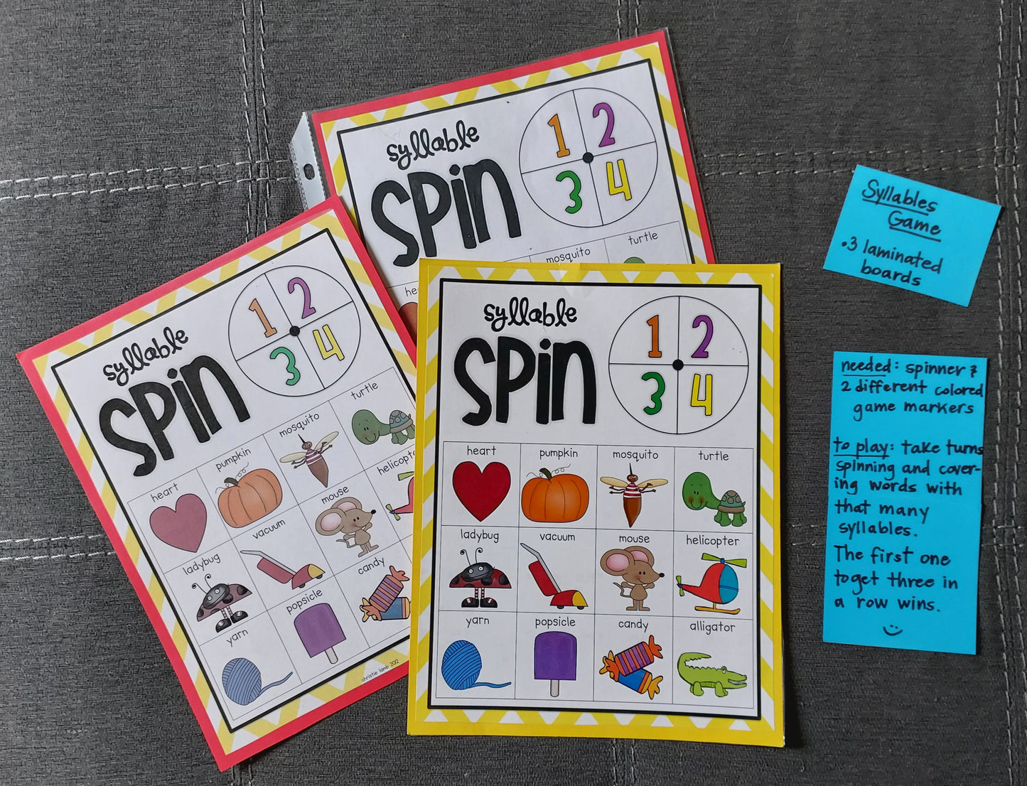 11 Ready-to-Go Games for Teaching Syllables, Synonyms, Antonyms, and Homonyms  (set #t-30)