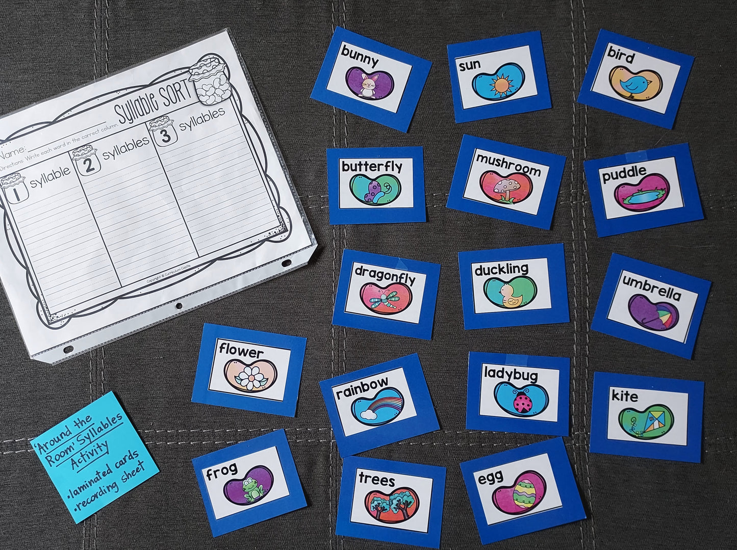 11 Ready-to-Go Games for Teaching Syllables, Synonyms, Antonyms, and Homonyms  (set #t-30)