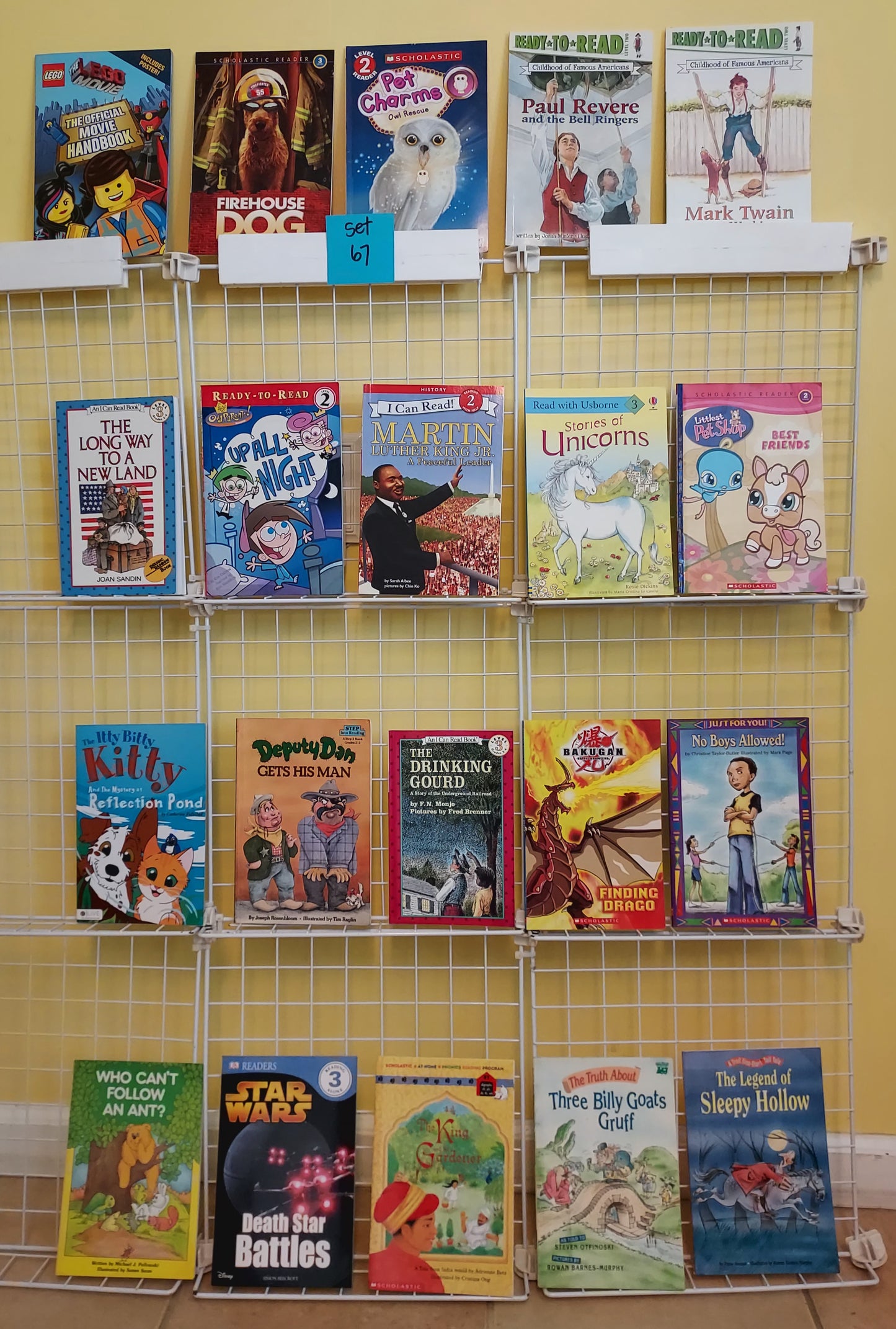 20 readers for 2nd grade - 3rd grade (used, set #r67)