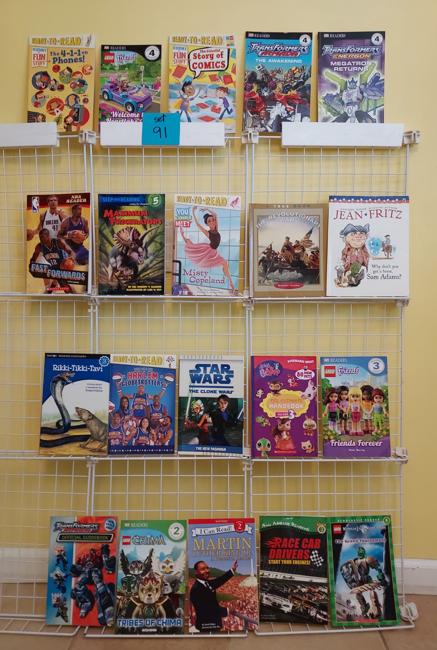 20 readers for 3rd grade - 5th grade (used, set #r91)