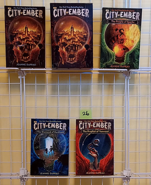 "City of Ember" Complete Boxed Set  (used / set #c26)