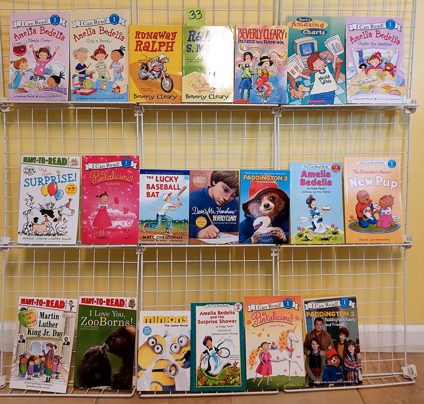 20 children's chapter books & readers for Grades 2-4. (13 new & 7 used, set #c33)