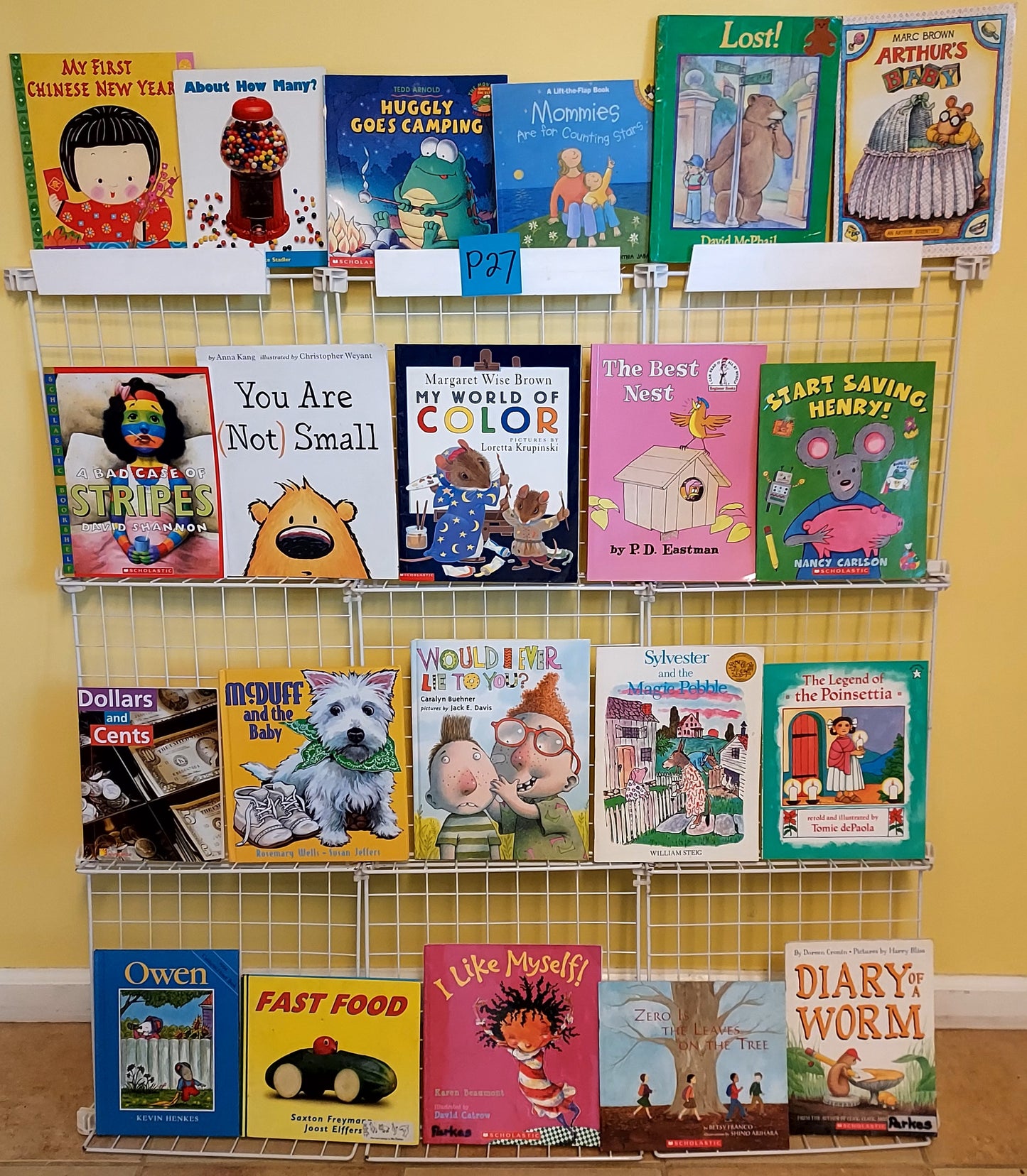 21 children's picture books for Kindergarten-2nd grade (4 new & 17 used, set #p27)