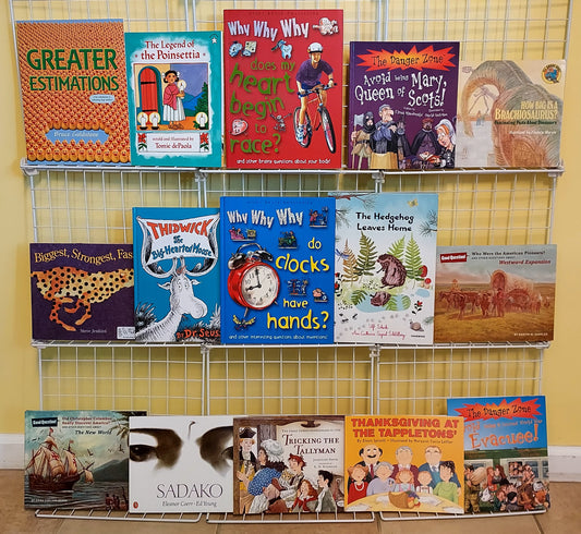 15 children's picture books for Grades 2-5  (7 new & 8 used, set #p33)