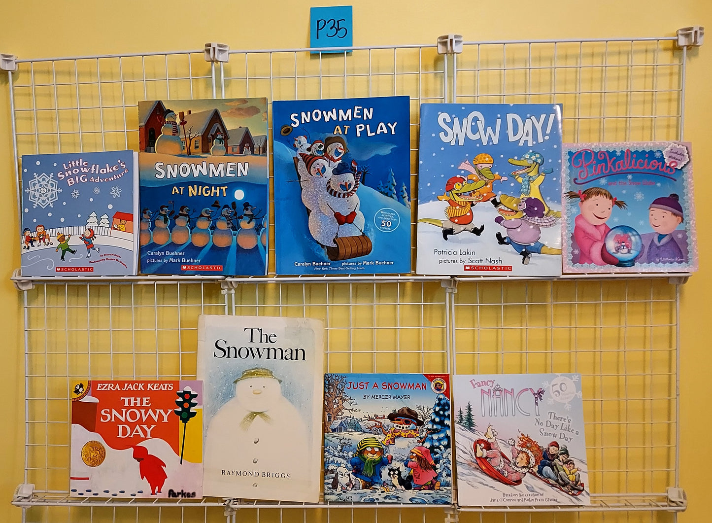 9 WINTER picture books for Kindergarten - 2nd grade (3 new & 6 used, set #p35)