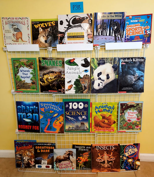 21 science picture books for Grades 3-5 (used, set #p38)