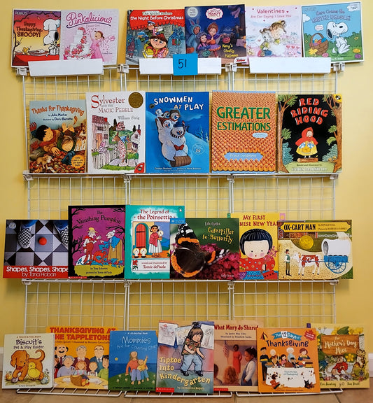 24 children's books for Kindergarten - 1st grade (17 new & 7 used, set #p51)