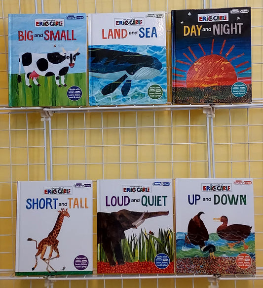 6 Eric Carle children's books for Kindergarten-1st grade (used, set #p52)