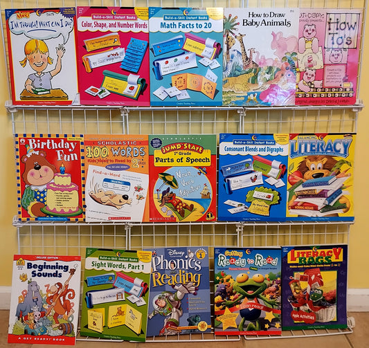 15 teaching manuals/curriculum idea books for K-2 (used, set #p59)