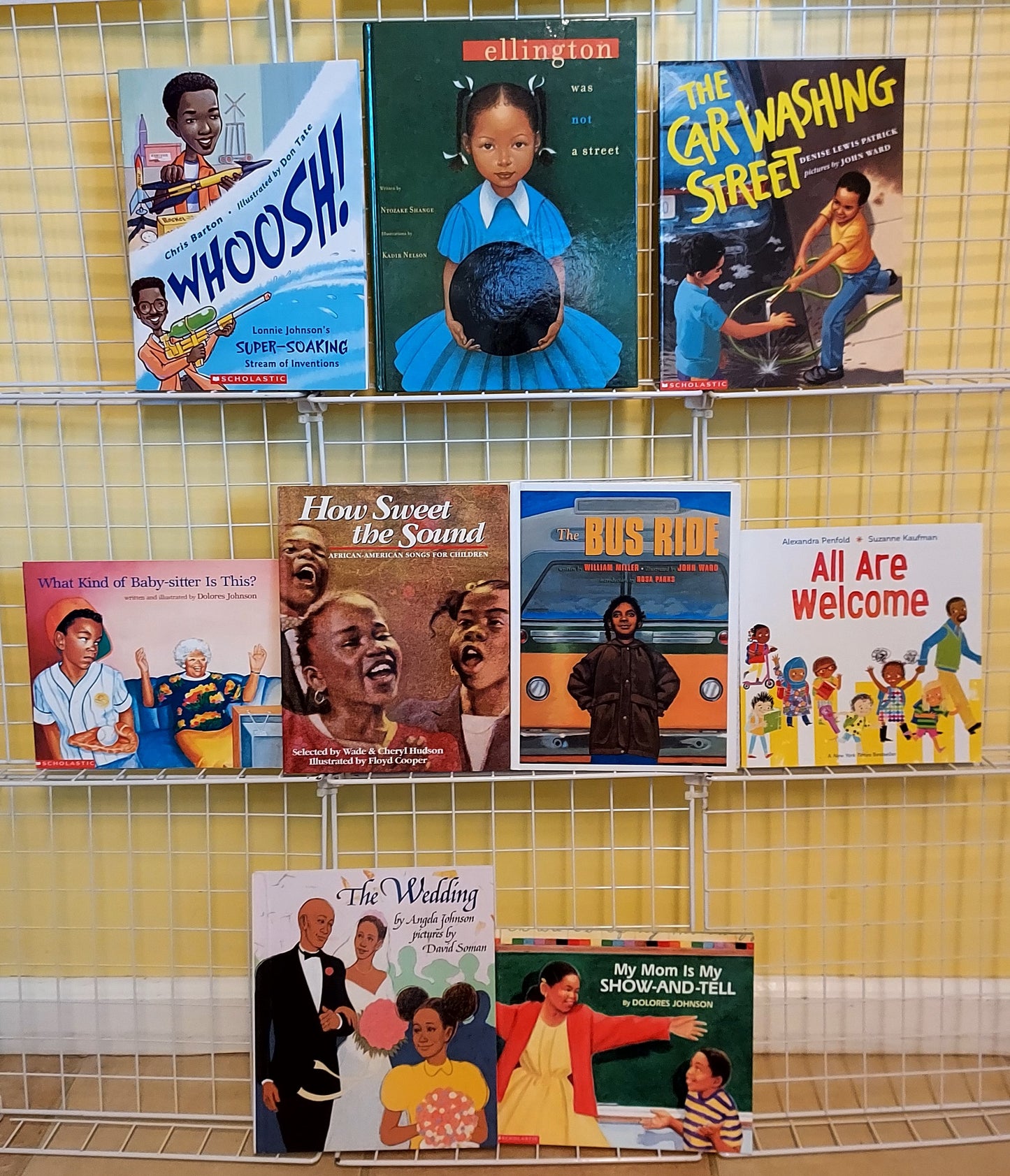 9 children's books with African American characters  (used, set #p66)