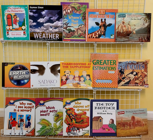 15 children's picture books for Grades 2-5 (7 new & 8 used, set #p6)