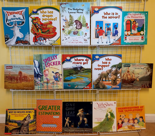 15 children's books for Grade 2-4 (5 new & 10 used, set #p70)