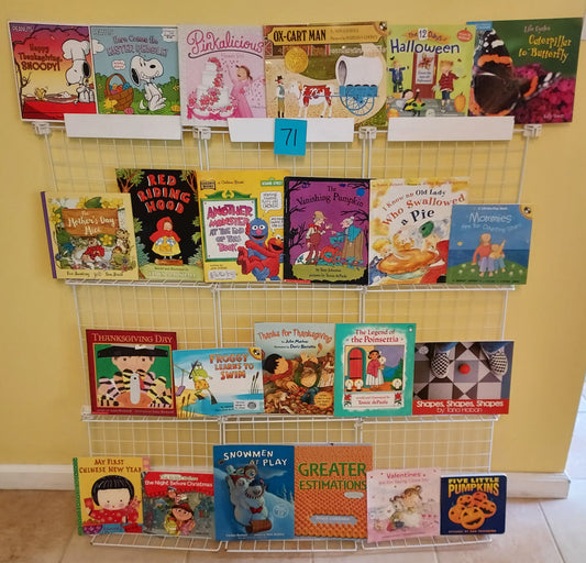 23 children's picture books for Kindergarten to 2nd grade (15 new & 8 used, set #p71)