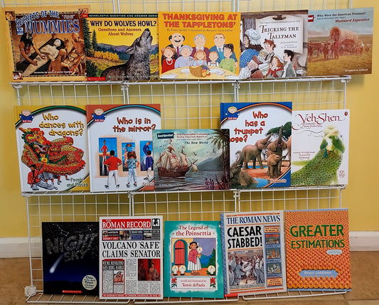 15 children's picture books for Grades 2-5 (7 new & 8 used, set #p8)