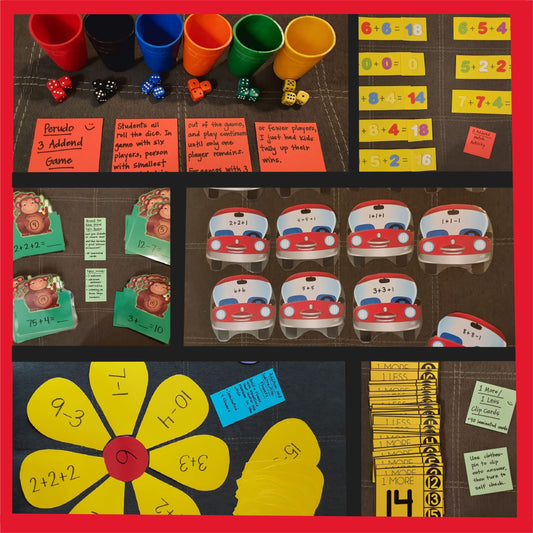 14 Ready-To-Go Math Games for 1st Grade (multiple topics, lightly used)