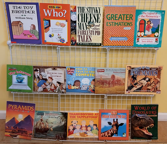 15 children's picture books for Grades 2-5 (7 new & 8 used, set #p31)